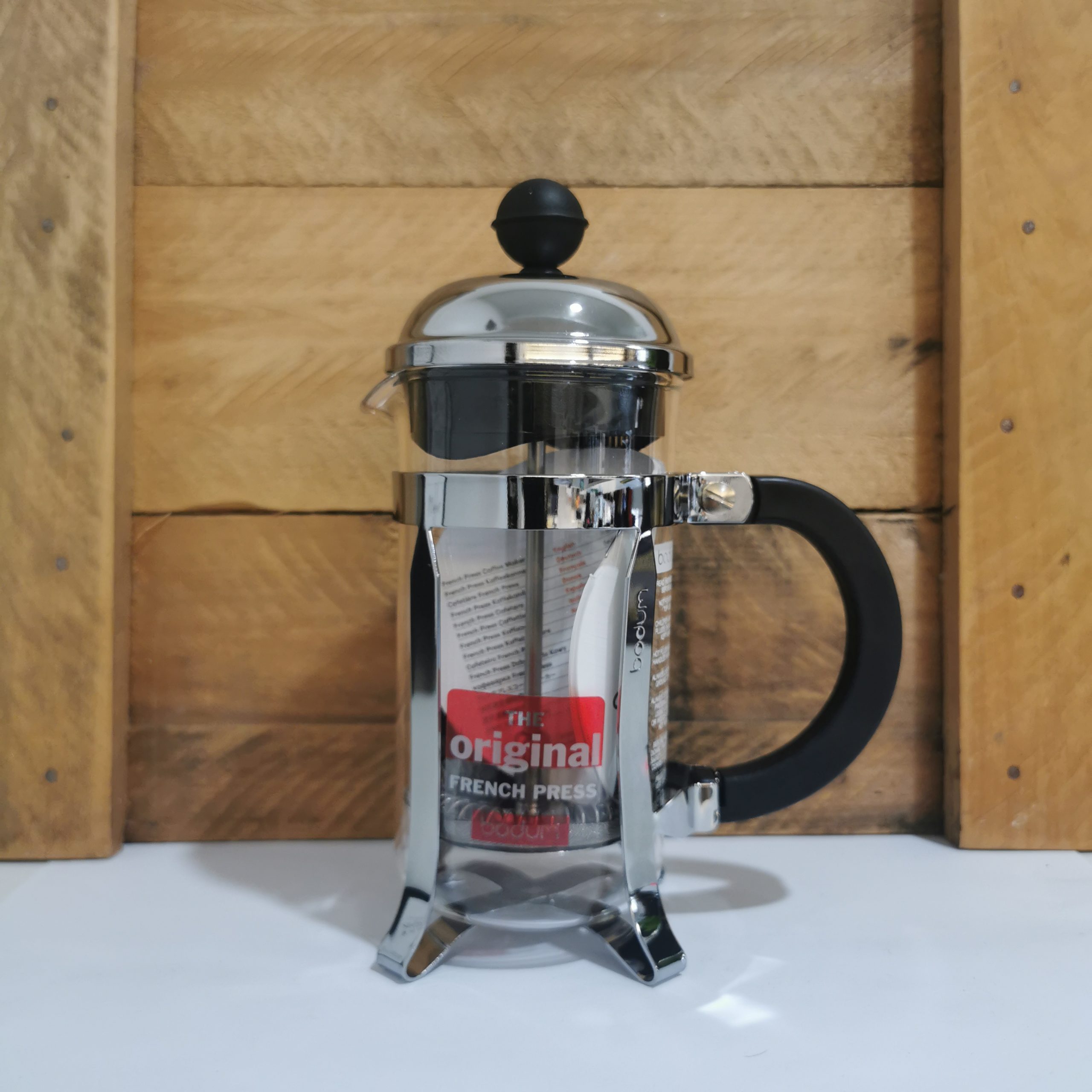 Bodum Classic Chamboard French Press - 3 Cup